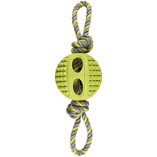 Резиновый мяч DRURY BALL+ROPE Green..