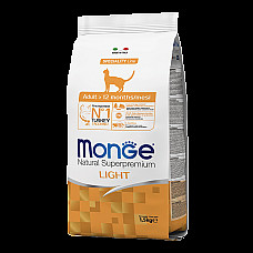 MONGE DRY CAT ADULT LIGHT TURKEY 1,..
