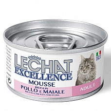 LECHAT EXC. MOUSSE ADULT CHICKEN/PO..