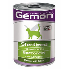 GEMON CAT STERILIZED Rabbit 415gr..