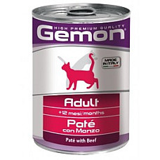 GEMON CAT PATE ADULT Beef 400gr..