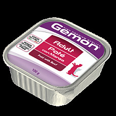 GEMON CAT PATE ADULT Beef 100gr..