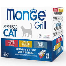 MONGE CAT GRILL MIX BOX STERIL. VEA..