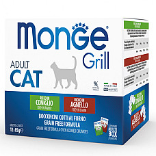 MONGE CAT GRILL MIX BOX ADULT RABBI..