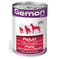GEMON DOG PATE ADULT BEEF TRIPE 400..