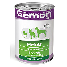 GEMON DOG PATE ADULT LAMB 400 гр...