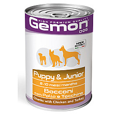 GEMON DOG PUPPY & JUNIOR CHICKEN/TU..