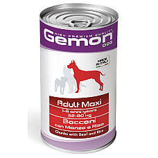 GEMON DOG MAXI ADULT BEEF/RICE 1250..