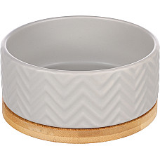 Керамическая миска Bianco Round Grey