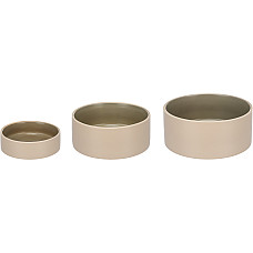 Castron ceramic Anca Round Beige/Green