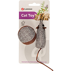 Игрушка мяч и мышка Juns Grey..