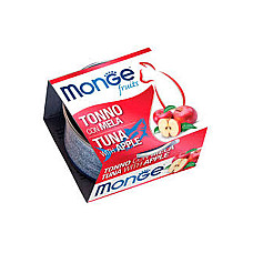 MONGE CAT FRUIT TUNA WITH APPLE 80g..