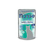 MONGE CAT NATURAL Pouch Tuna with d..