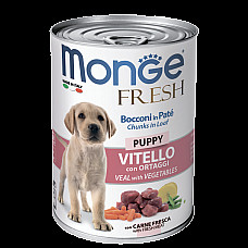 MONGE DOG FRESH PUPPY veal / veget...