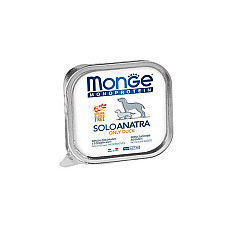 MONGE DOG SOLO Pate 100% duck 150 г..