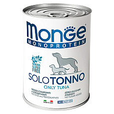 MONGE DOG SOLO Pate 100% tuna 400gr..