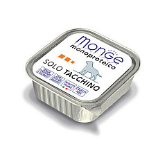 MONGE DOG SOLO Pate 100% turkey 150..