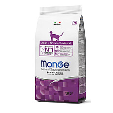 MONGE DRY CAT ADULT Chicken 1,5 кг..