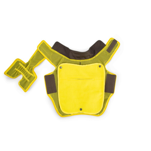 Beeztees Плащ SEJA Grey/Yellow 68