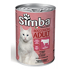 SIMBA CAT Chunkies with beef 415gr...