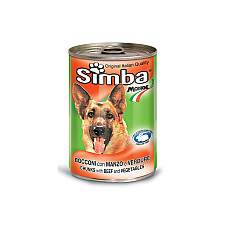 SIMBA DOG Chunks with beef and vege..