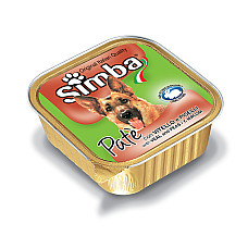SIMBA DOG Pate with veal and peas 3..