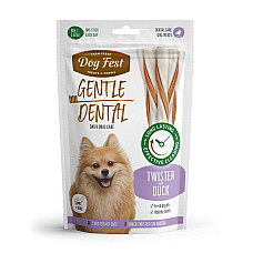 Dog Fest Rawhide tiwster with duck ..