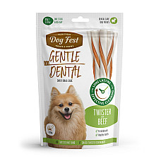 Dog Fest Rawhide tiwster with beef ..