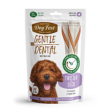 Dog Fest Rawhide tiwster with duck ..