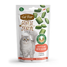 Cat Fest Crispy green pilows salmon..