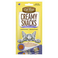 Cat Fest Creamy snacks with Duck an..