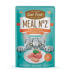 Cat Fest Pouch cu ton roșu și creve..