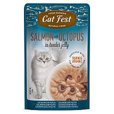 Plic Cat Fest cu somon și caracatiț..