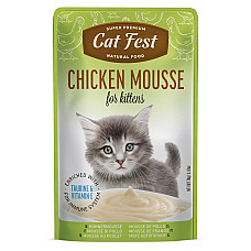 Mousse de pui Cat Fest Pouch pentru..