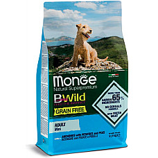 MONGE DRY DOG BWILD GF MINI ADULT A..