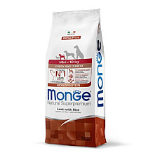 MONGE DRY DOG MINI PUPPY LAMB/RICE ..