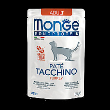 MONGE CAT POUCH MONOPROTEIN ADULT T..