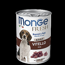 MONGE DOG FRESH ADULT veal 400 gr...