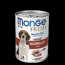 MONGE DOG FRESH ADULT lamb 400 gr...