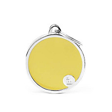 Medalion L CIRCLE YELLOW..