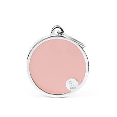 Medalion M CIRCLE PINK..