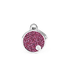 Medalion CERCHIO S GLITTER ROSA SHI..