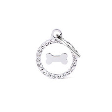 Медальон SMALL WHITE CIRCLE BONE GL..