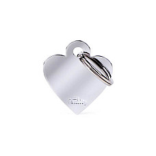 Medalion SMALL HEART CHROME PLATED ..