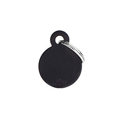 Medalion SMALL ROUND ALUMINUM BLACK..