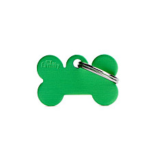 Medalion SMALL BONE ALUMINUM GREEN..