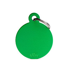 Medalion BIG ROUND ALUMINUM GREEN..