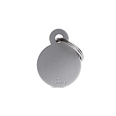 Medalion SMALL ROUND ALUMINUM GREY..