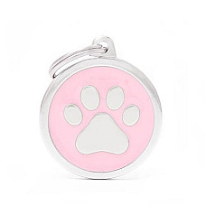 Medalion PINK BIG CIRCLE PAW..