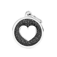 Медальон BIG GLETTER CIRCLE WHITE H..